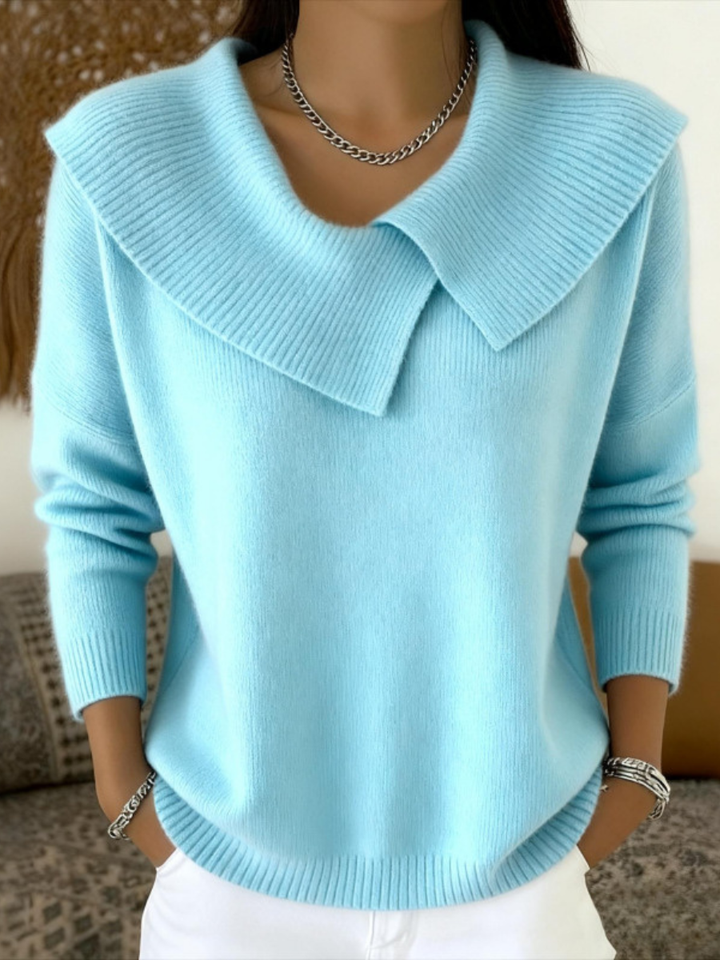 Lucia™ Cozy Winter Collar Knit