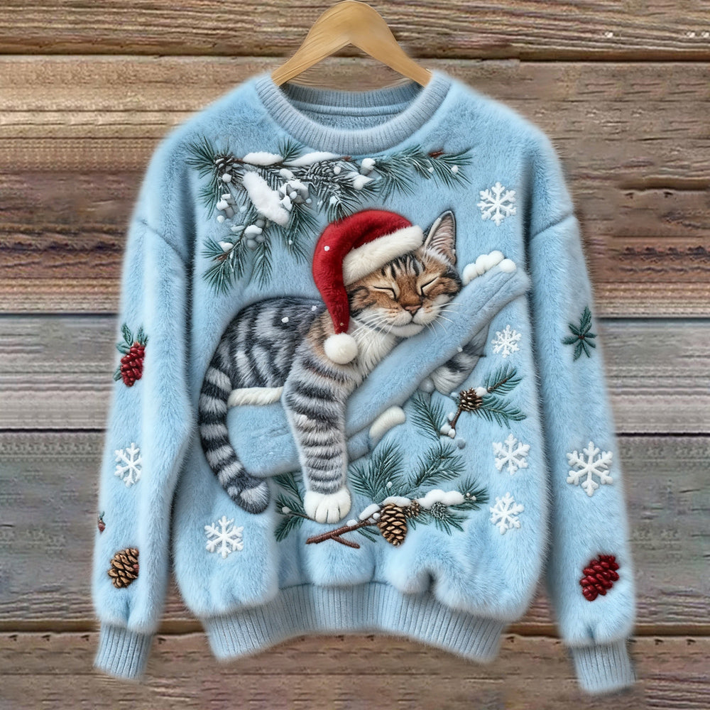 Holiday Cat Sweater™ | Cozy & Festive Christmas Knit