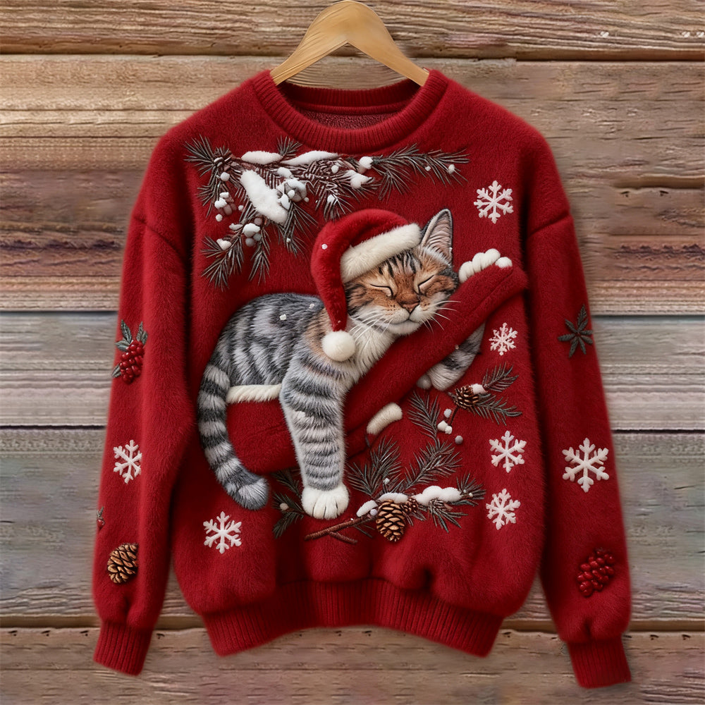 Holiday Cat Sweater™ | Cozy & Festive Christmas Knit