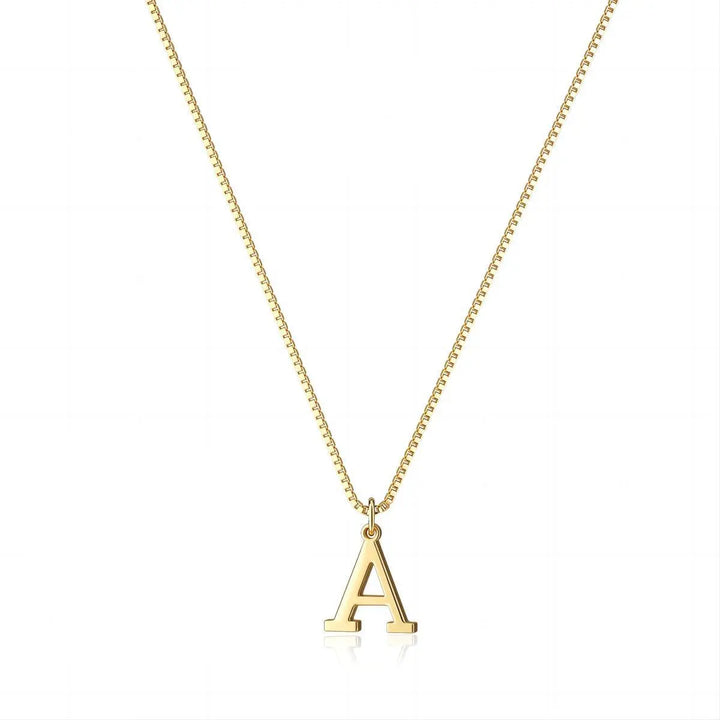 Enzhalynne | Necklace with Initials 18K Gold