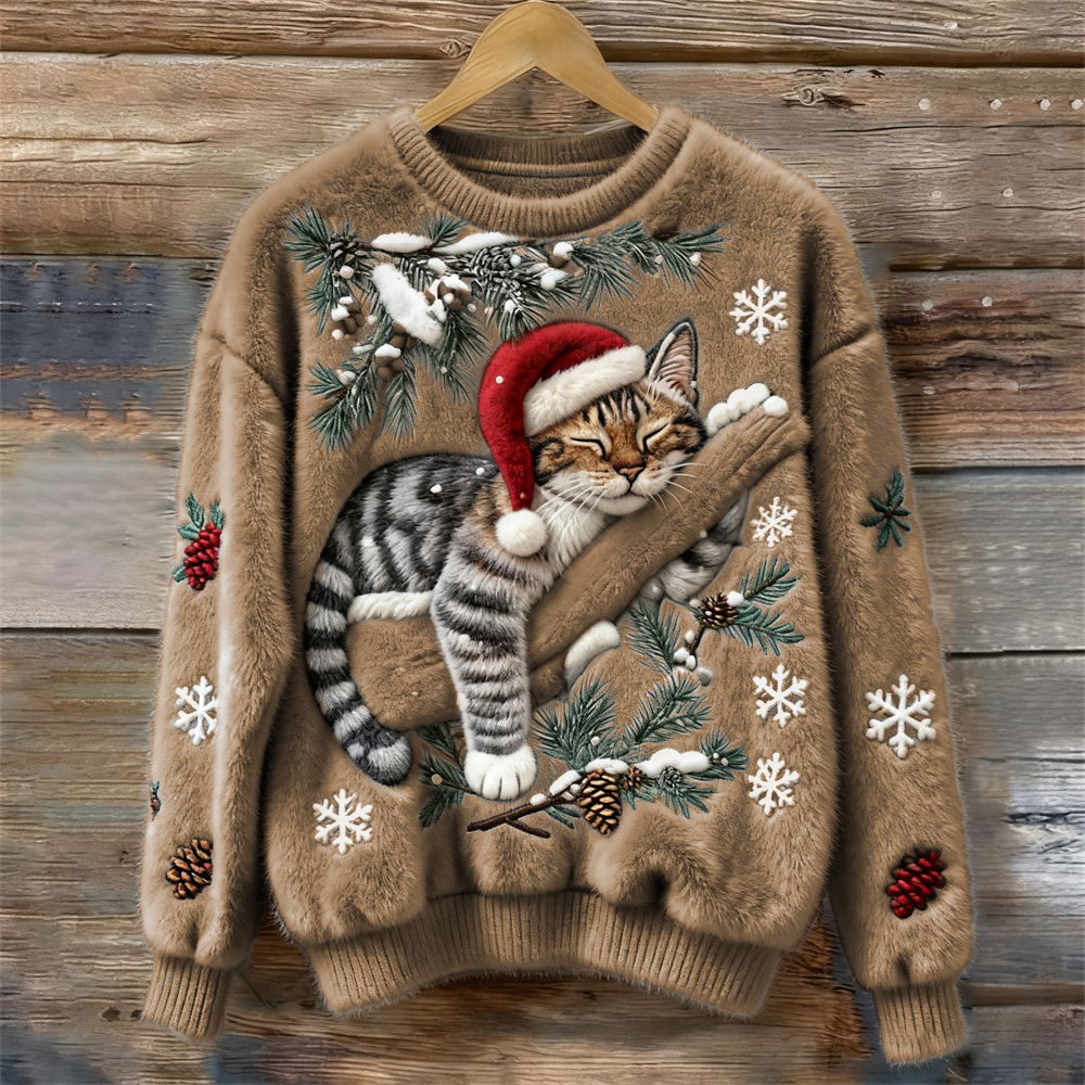 Holiday Cat Sweater™ | Cozy & Festive Christmas Knit