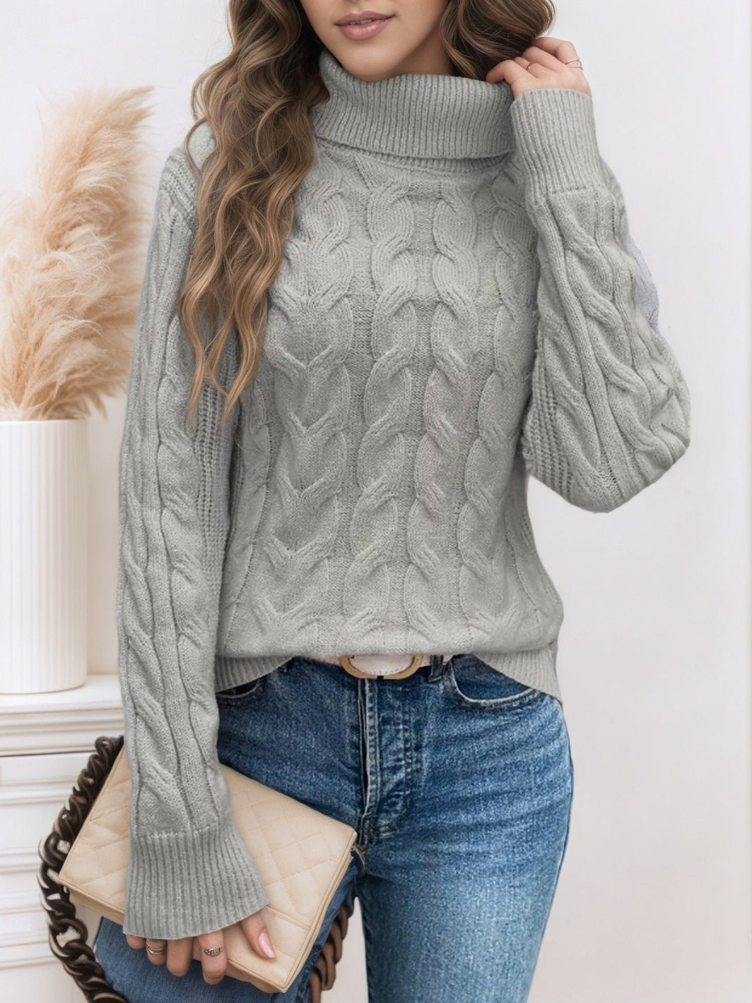Nova Cozy Cable Turtleneck
