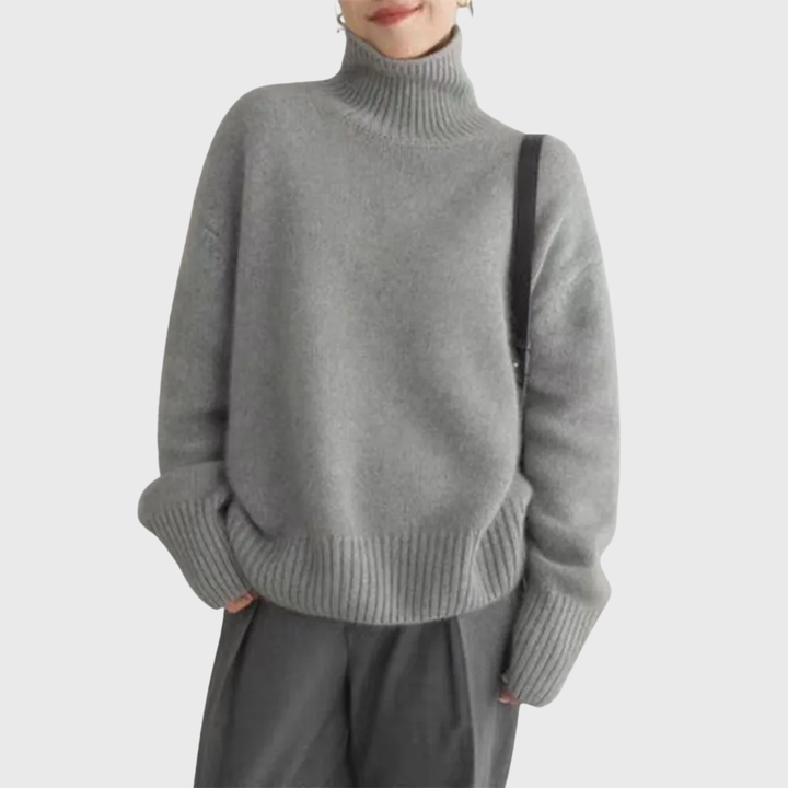 Isabella | Cashmere High-Neck Sweater