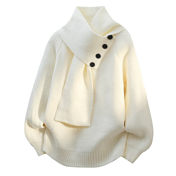 Marilee™ | Cozy Scarf-Neck Sweater