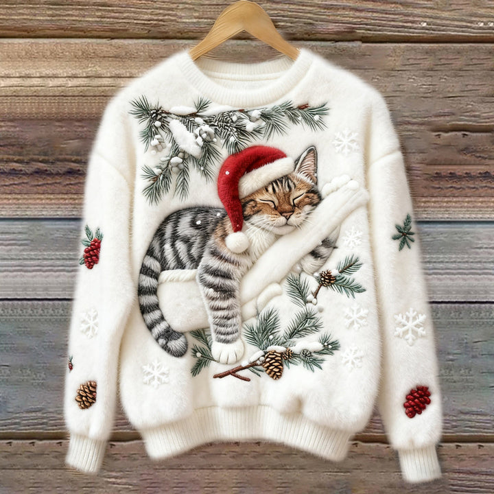 Holiday Cat Sweater™ | Cozy & Festive Christmas Knit