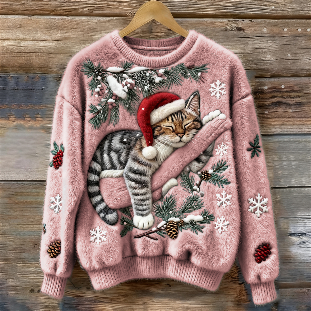 Holiday Cat Sweater™ | Cozy & Festive Christmas Knit