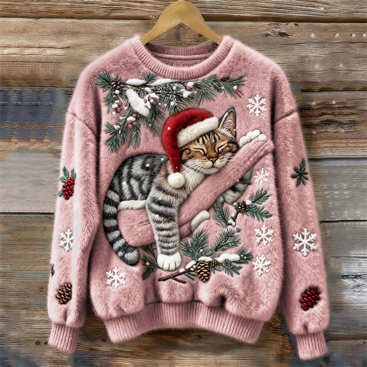 Holiday Cat Sweater™ | Cozy & Festive Christmas Knit
