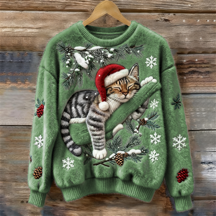 Holiday Cat Sweater™ | Cozy & Festive Christmas Knit