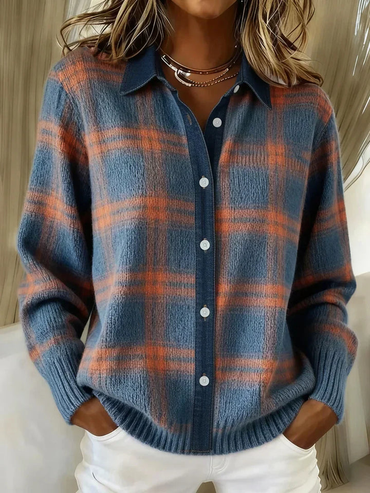 ZAFIRA™ Relaxed Plaid Button-Up Shirt