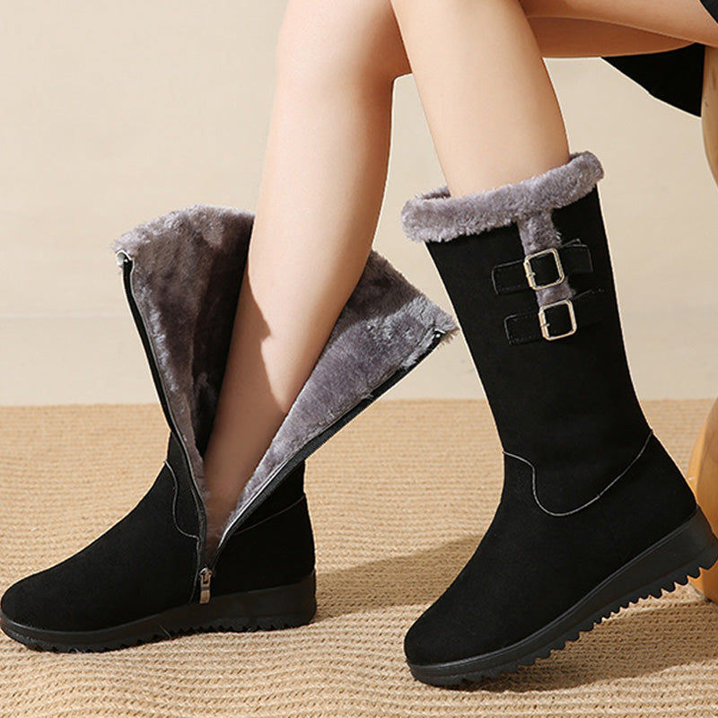 Ela™ | Warm Lined Mid-Calf Winter Boots