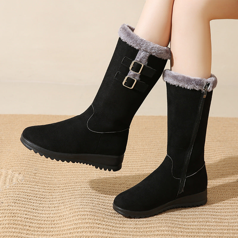 Ela™ | Warm Lined Mid-Calf Winter Boots
